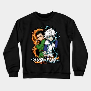 Gon & Killua Vector Art Crewneck Sweatshirt